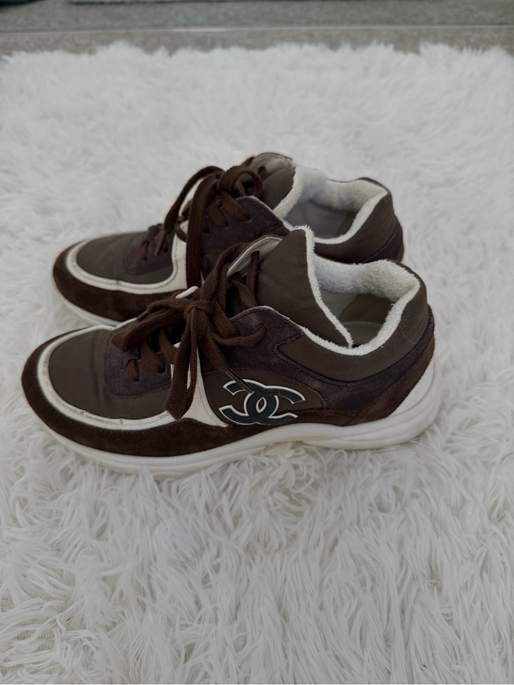 Chanel Brown Sneakers